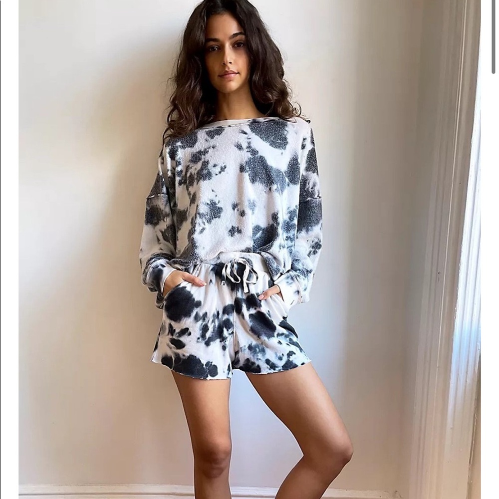 NWT FP Kelly Washed Tie Dye 2-Piece Set